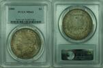 USA Dollar 1880 Morgan Silver  S$1 PCGS MS-64 Richly Colored Dark Toning... 305.02 £ Tax included +  18.49 £ shipping