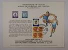 Briefmarken BEP souvenir card B 62 1983 Phil Show Olympics Visitors cancel -