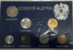 Weltmünzen Austria 8 Coin Uncirculated Set Mixed Dates 1975-76 -