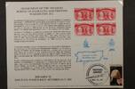 Briefmarken 1893 $ BEP souvenir card B 58 Espamer 4 Columbian Expo stamp Visitor cancel -