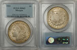 USA $1 Coin Morgan Silver Dollar PCGS MS-63 Light Toning (BR-27 F) -