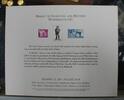 Briefmarken BEP souvenir card B 13 Texanex three Texas stamps -