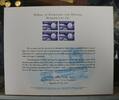 Briefmarken BEP Souvenir Card From 1972 Interpex Show 4ï¾¢ Echo I stamp (B 16) -