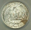 USA Washington Quarter Silver 25c, ANACS MS-60, Details, (Better, Choice Coin) -
