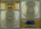 Weltmünzen Hawaii 10c Ten Cents Silver Coin ANACS AU-50 Details Cleaned -