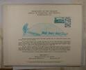Briefmarken BEP souvenir card B 39 Milcopex 3ï¾¢ Byrd and 4ï¾¢ Arctic stamps -