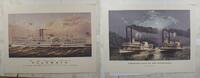 Briefmarken USPS prints Your ships have come in Steamboats Currier Ives -