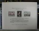 Briefmarken BEP Souvenir Card From Sandipex in San Diego 3 Washington Scenes (B 1) -