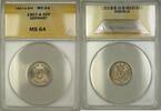 Weltmünzen 5PF 1907-A Germany 5PF Five Pfennings Coin ANACS MS-64 -