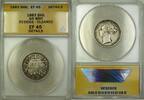 Weltmünzen Shilling Great Britain 1S Silver Coin ANACS EF-45 Details Cleaned Residue -