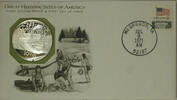Exonumia Medal McGregor Iowa Great Historic Site Proof Silver First Day Cover -