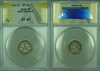 Weltmünzen 40 3 Pence 3P New Zealand ANACS EF Silver Coin KM#1 -
