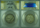 Weltmünzen 45 1 Florin FLOR New Zealand ANACS EF Silver Coin KM#4 -