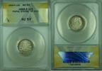 Weltmünzen 10 Soldi 1868-R 10S Papal States ANACS AU 53 Year XXIII Silver Coin KM#1376 -