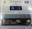 USA Quarter Connecticut P&D for Anniversary of Statehood Bonus Stamp -