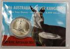 Weltmünzen Dollar Australian Silver Roo One Troy Ounce .999 Fine Silver Coin -