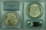 USA $1 Coin Morgan Silver Dollar PCGS MS-63 Lightly Toned (36) F -