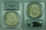 USA $1 Coin Morgan Silver Dollar PCGS MS-63 (36) L -
