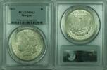 USA $1 Coin Morgan Silver Dollar PCGS MS-63 (36) JJ -