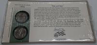 USA Quarter Washington 2007 P&D Statehood Set in Orig. US Mint Coin Cover w/Stamp -