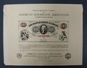 Briefmarken souvenir card SO 10 SPMC Face $10 Exchange Bank of St. Louis, MO obsolete -