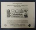 Briefmarken souvenir card SO 25 ANA Face $3 Tremont Bank of Boston, MA obsolete -