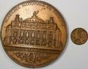 Exonumia Bronze Academie Nationale De Musique Large Commemorative French Medal -