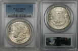 USA $1 Coin Morgan Silver Dollar PCGS MS-62 9a -