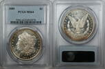 USA Dollar 1880 Morgan Silver PCGS MS-64, (Semi PL) JT  482.03 £ Tax included +  18.49 £ shipping