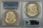 USA $1 Coin Morgan Silver Dollar PCGS MS-62 9k -