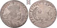 SACHSEN, Kurfürsten und Albertiner. 8 Groschen Friedrich August II., 1733-1763. -