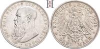 REICHSSILBERMÜNZEN 3 Mark 1908 D SACHSEN-MEININGEN Georg II., 1866-1914.... 173.39 £  +  13.00 £ shipping