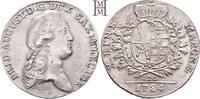 SACHSEN, Kurfürsten und Albertiner. Taler Friedrich August III. / I., 1763-1827. -