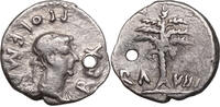 Ptolemaios (24-40) AR Denar Königreich Mauretanien, Caesarea. Sehr SELTEN! -
