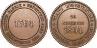 100-jähr. Jubiläum Firma Cosmanos, Böhmen AE Medaille, Franz Joseph I. (1848-1916) Medaille zum 100-jährigen Jubiläum der Firma Cosmanos in Prag, 1864 -