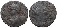 Elagabal (218-222) AE Samosata, Zwei Tyche-Büsten. ss- 33.81 £  +  25.14 £ shipping
