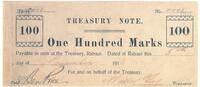 Germany 100 Mark official reprint of a extremely rare banknote -