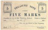 Germany 5 Mark official reprint of a extremely rare banknote -
