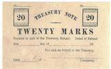 Germany 20 Mark official reprint of a extremely rare banknote -