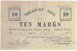 Germany 10 Mark official reprint of a extremely rare banknote -