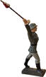 Dritte Reich  LINEOL - Best Nr. 5/41 Tambourmajor marschierend - 1934-1939 - 7,5cm Serie