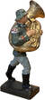 Dritte Reich  LINEOL - Best Nr. 5/51 Helikonbläser marschierend - 1934-1939 - 7,5cm Serie