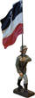 Dritte Reich  LINEOL - Best Nr. 5/30 Fahnenträger maschierend - 1934-1939 - 7,5cm Serie