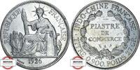FRANZÖSISCH-INDOCHINA 1 Piastre KM 5a.1 - Allegorie Frankreichs mit Strahlenkrone und Liktorenbündel -