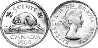 KANADA 5 Cent KM 57 - Kanadischer Biber -