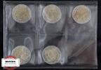 BRD 5 X 2 € Gedenkmünze - 50 Jahre Römische Verträge - A-J - lose -
