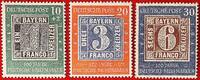 BUND 10+2-20-30 Pfennig Michel 113-115 - 100 Jahre deutsche Briefmarken -