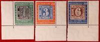 BUND 10+2-20-30 Pfennig Michel 113-115 - 100 Jahre deutsche Briefmarken -