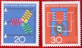 Deutschland 20/30 Pfennig Michel 521-522 - Fortschritt in Technik und Wissenschaft -