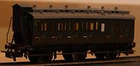 Märklin Abteilwagen Märklin 4005 Abteilwagen mit Bremserhaus , H0, OVP, gebraucht -